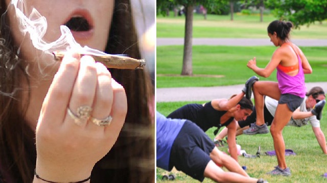 Pot tops push-ups in Denver parks