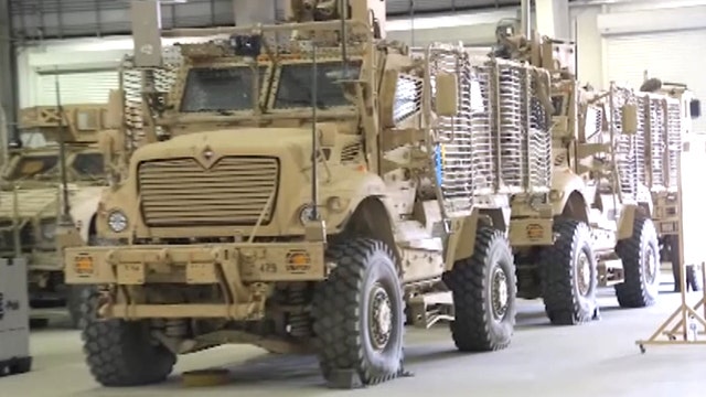 What happens to equipment when US leaves Afghanistan?