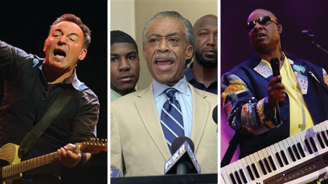 Sharpton, Stevie & Springsteen react to Trayvon