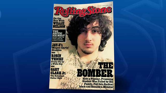 Boston bombing suspect on cover of Rolling Stone