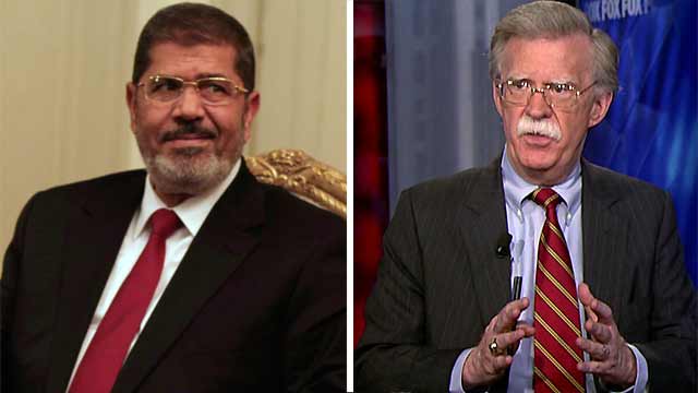 Bolton: Overthrow of Morsi in Egypt was a coup