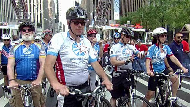 2013 Soldier Ride sets off from 'Fox & Friends'