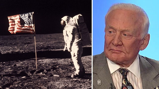 Buzz Aldrin reflects on 45th anniversary of moon landing