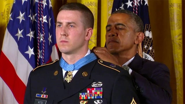 Sgt. Ryan Pitts receives Medal of Honor