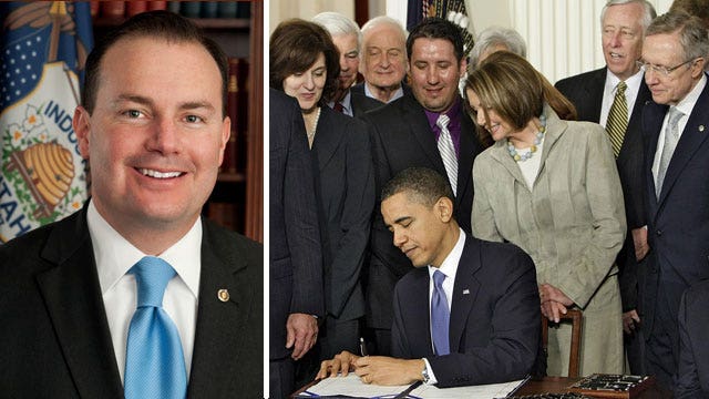 Sen. Mike Lee vows to stop ObamaCare