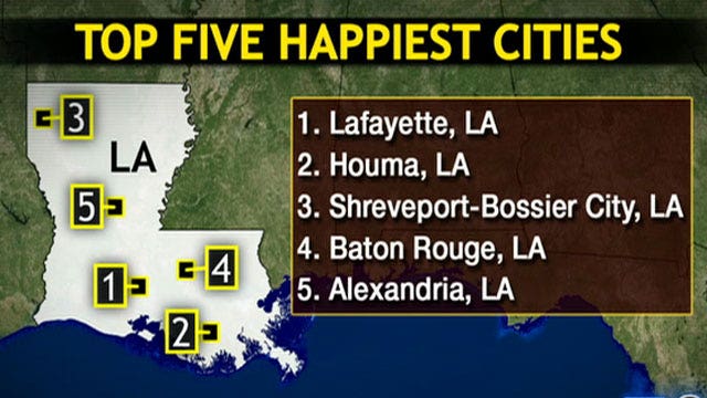 The 5 happiest cities in America