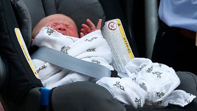 Queen of England has first meeting with new grandson