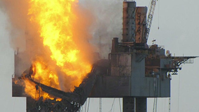 Fire breaks out on Gulf of Mexico natural gas rig