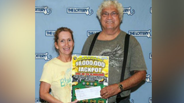 Couple recovers $1 million lotto ticket from trash