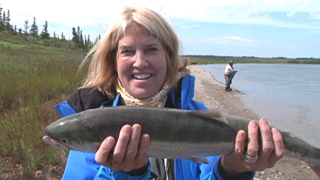 Greta Goes Fishing in Alaska