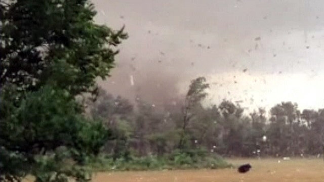 Powerful tornado rips through town in Italy