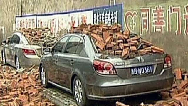 Strong storm in China leaves two people dead