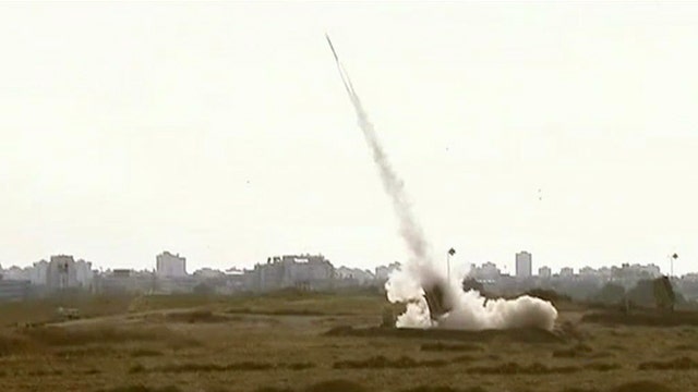 A closer look at one of Israel's Iron Dome sites
