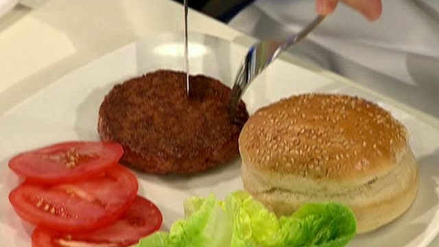 Taste test for test tube burger