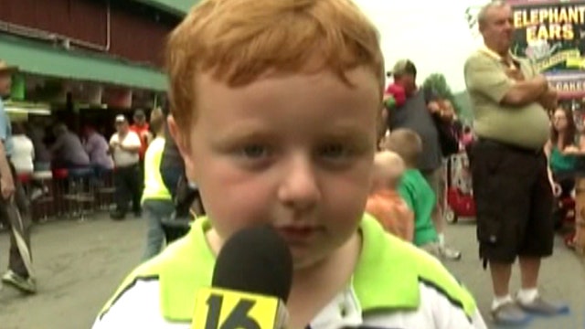 'Apparently' adorable: Little boy a hit in TV news interview