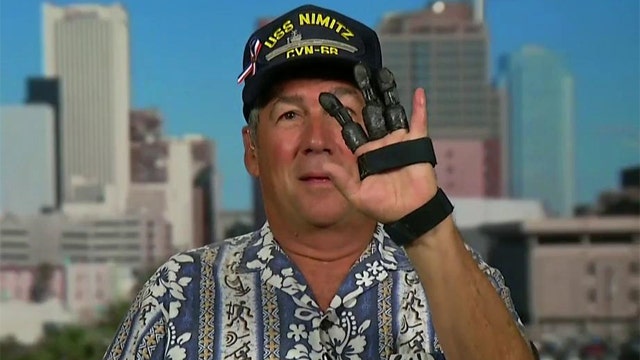 Navy vet creates his own prosthetic