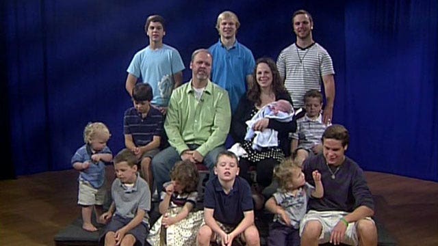 Family of 11 boys adds 12th son