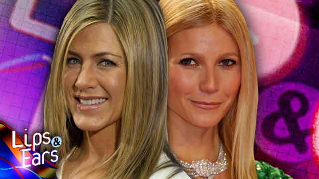 Aniston and Paltrow: strip and tease