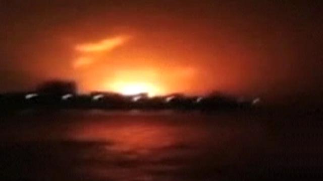 Submarine explodes, partly sinks in India