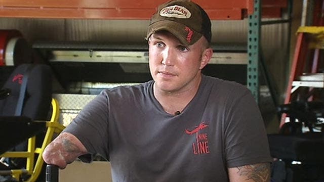 Wounded warrior describes his path to recovery