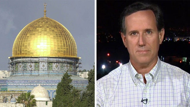 Santorum: US sent signal that was 'very damaging' to Israel