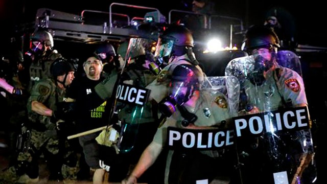 Stun guns and tear gas unleashed on protesters