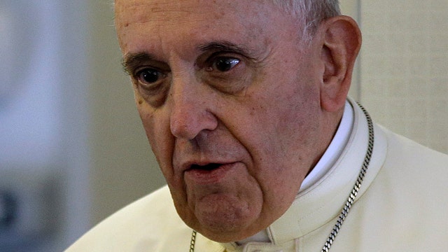 Pope Francis endorses military action to stop ISIS