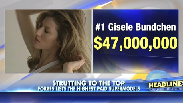 Gisele Bundchen highest paid supermodel