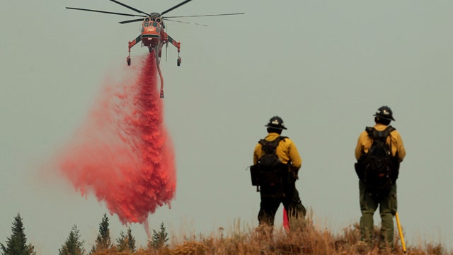 New fears over dry conditions as fires burn in 10 states