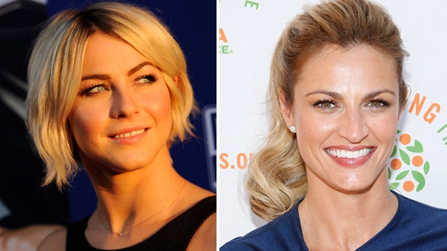 Erin Andrews reacts to Julianne Hough news