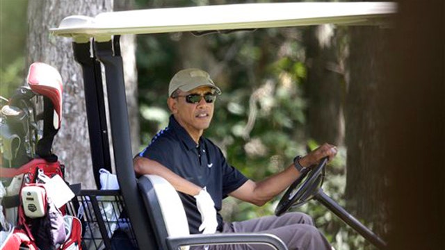 Bias Bash: Obama playing golf offends media