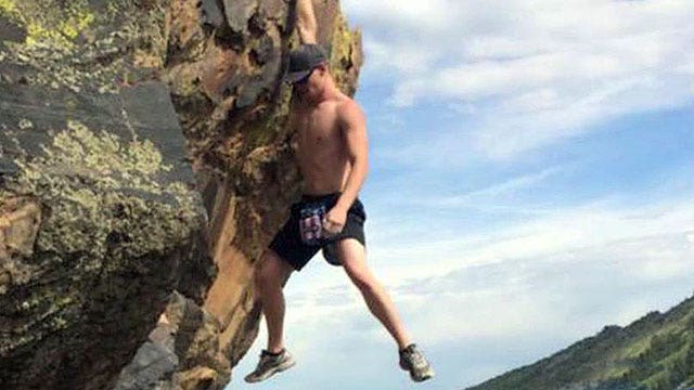 Hiking horror: Man plunges 100 feet and survives