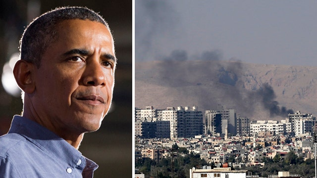 Obama: Report of chemical attack in Syria is 'grave concern'