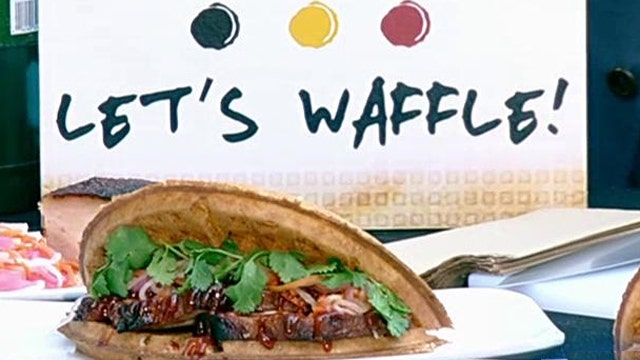 Waffles with a twist for National Waffle Day
