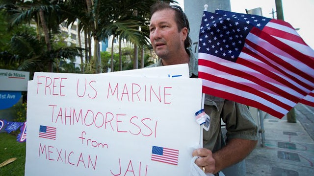 Tahmooressi support loud and clear at CA gov's mansion