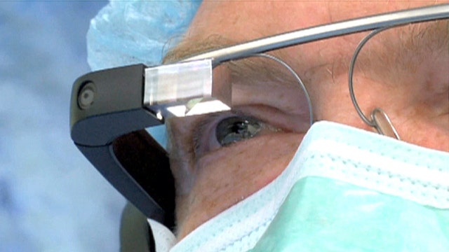 Surgery performed while wearing Google glass