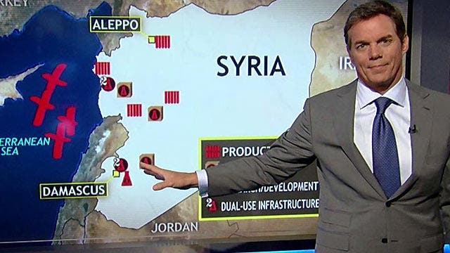 Possible plan of attack should US strike Syria