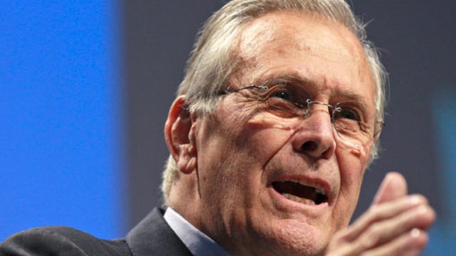 Rumsfeld on Syria, Obama's 'red line' and the world stage