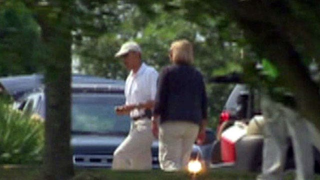 Obama hits the links: Media giving president a pass?