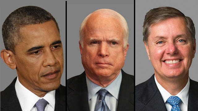 President invites Senators McCain, Graham to White House