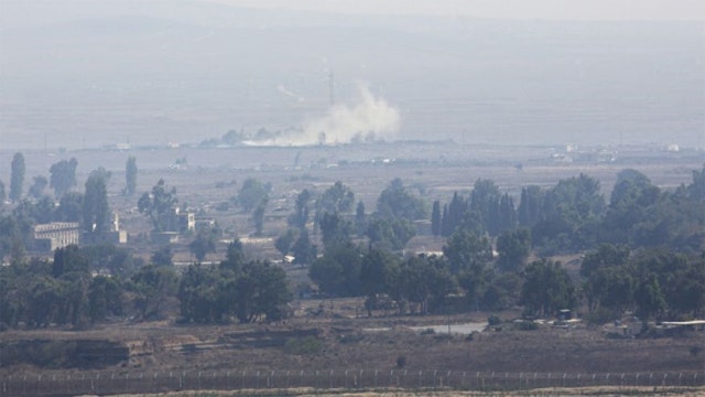 Syrian military clashes with rebels near border to Israel