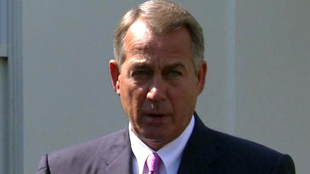 Boehner: Only US has capacity to stop Assad