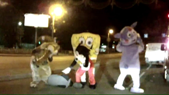 'Mickey,' 'SpongeBob' beat up driver in road rage attack