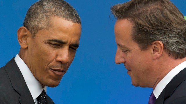 Obama, Cameron push for coalition against ISIS 