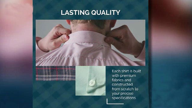 Custom-fit shirts created using smartphone App