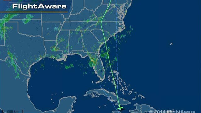 Iced-over windows spotted on unresponsive US plane