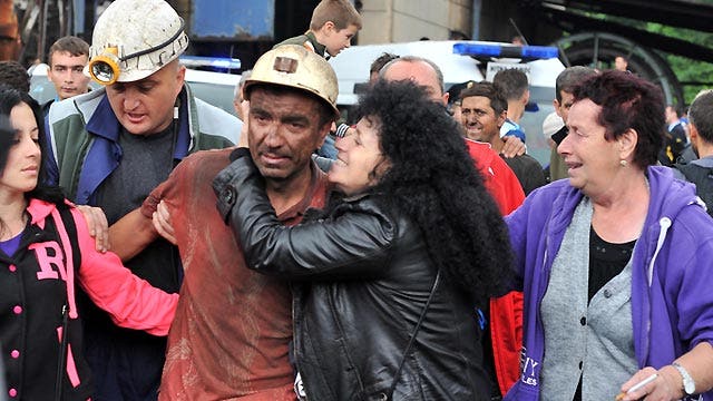 Miners rescued from Bosnian mine accident