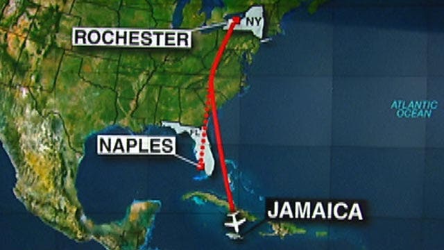 Feds: Unresponsive plane crashed off Jamaican coast 