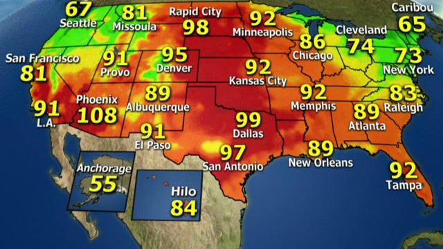 National forecast for Friday, September 6