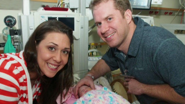 Miracle baby Abigail: Newborn survives without kidneys